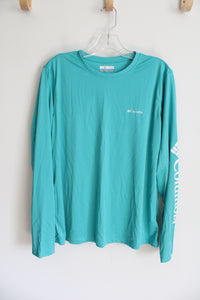 Colombia Turquoise Athletic Long Sleeved Top | XL