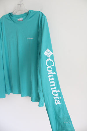 Colombia Turquoise Athletic Long Sleeved Top | XL