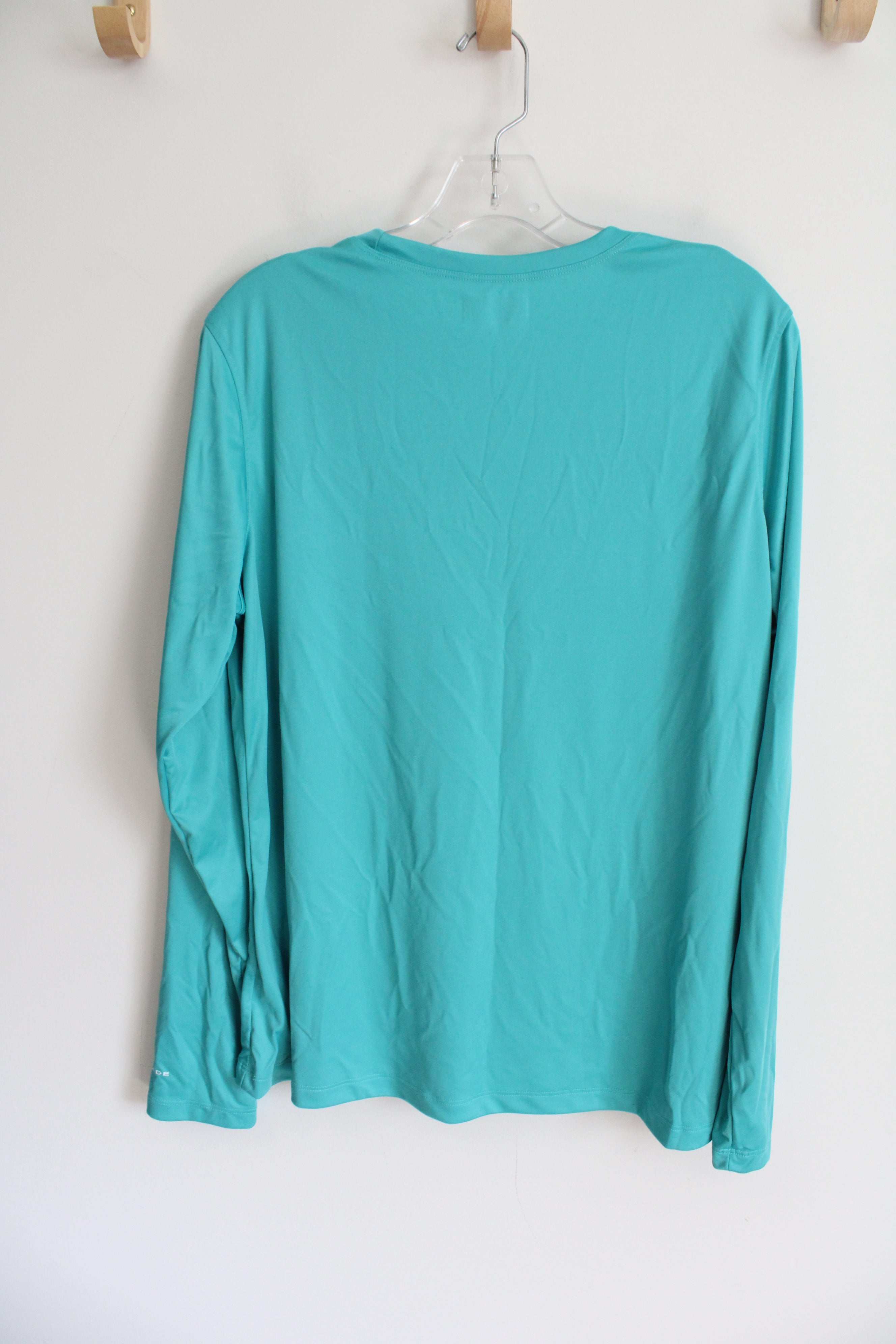 Colombia Turquoise Athletic Long Sleeved Top | XL