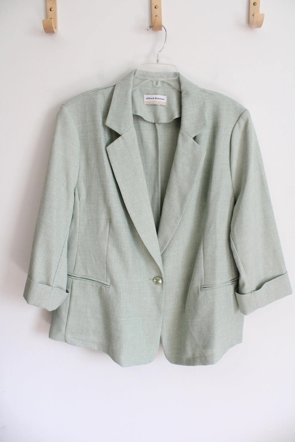 Alfred Dunner Sage Green Blazer | XL