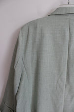 Alfred Dunner Sage Green Blazer | XL