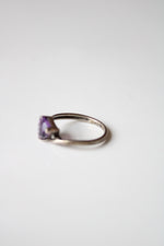 Amethyst Trillion Sterling Silver Ring | Size 7