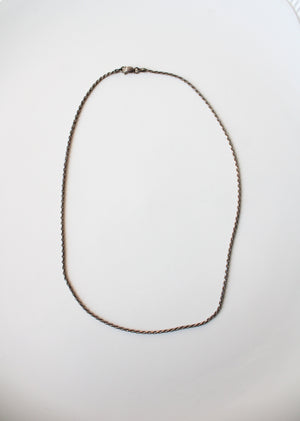 Sterling Silver Twist Chain