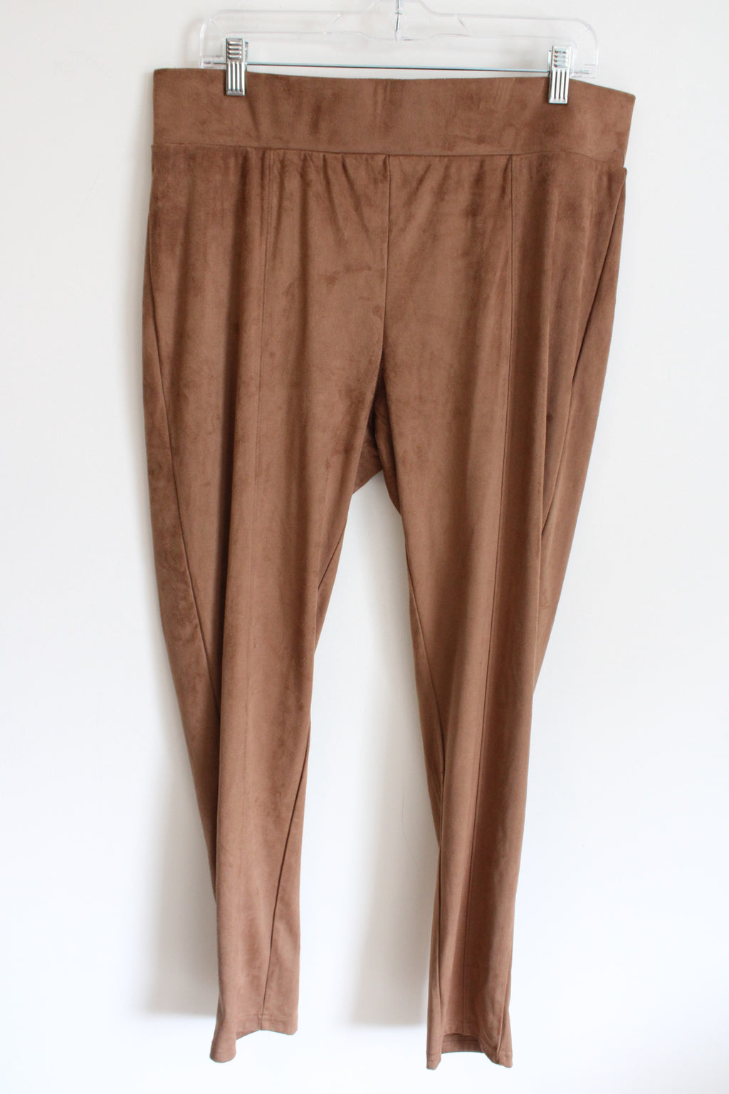 Seven7 Soft Brown Suede Pants | XL