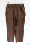 Cathy Daniels Brown Suede Trouser Pants | 10