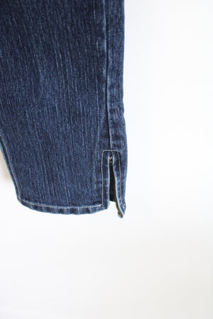 SO Dark Wash Zip Up Ankle Jeans | 11