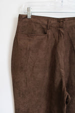 Cathy Daniels Brown Suede Trouser Pants | 10