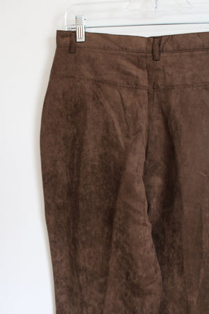 Cathy Daniels Brown Suede Trouser Pants | 10