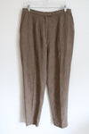 Paul Harris Design Brown Suede Trouser Pants | 12