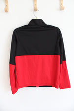 Reebok Red & Black Fleece Lined Hoodie | Youth XL (14/16)