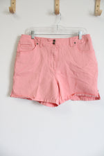 St. John's Bay Stretch Pink Shorts | 12