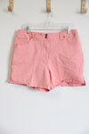St. John's Bay Stretch Pink Shorts | 12