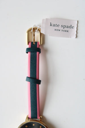 NEW Kate Spade Happy Hours Metro Slim Analog Watch