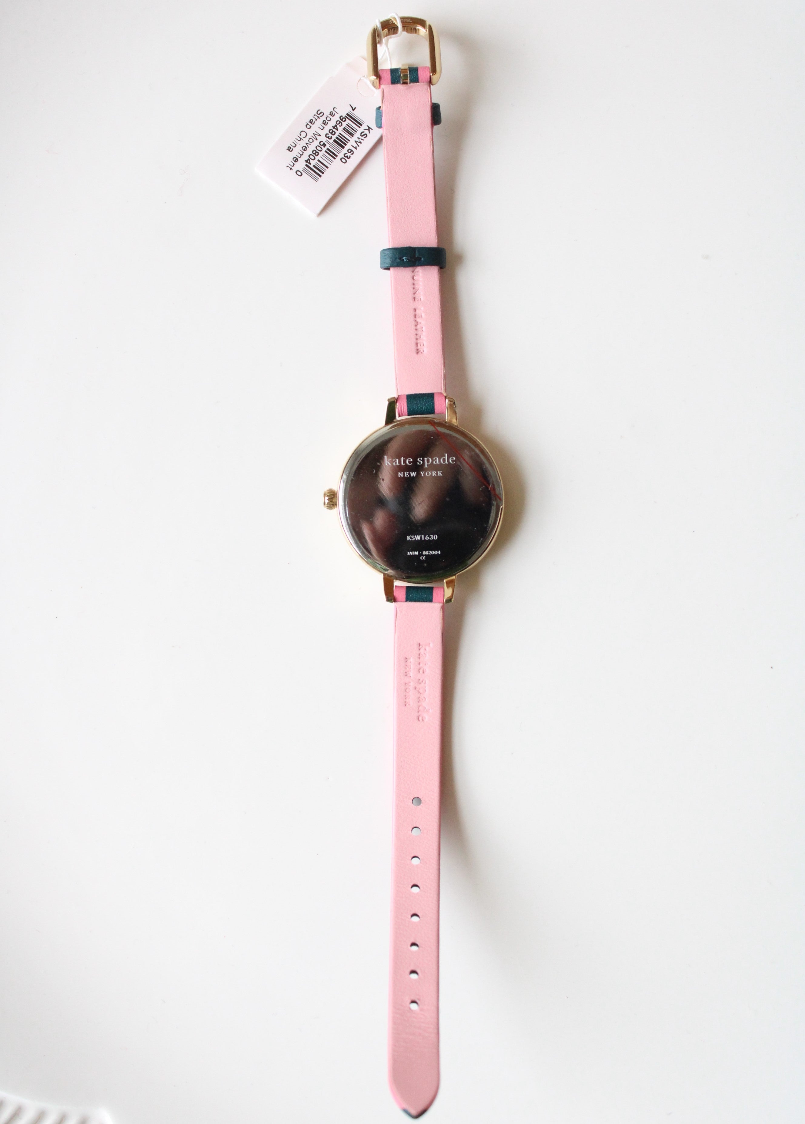 NEW Kate Spade Happy Hours Metro Slim Analog Watch