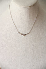 Sterling Silver Minimalist Bar Necklace