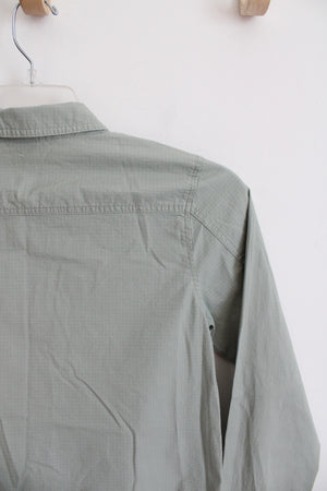 Art Class Light Green Button Down Shirt | Youth L (12/14)