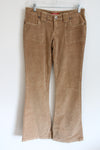 Union Bay Stretch Tan Corduroy Flare Pants | 9