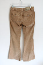 Union Bay Stretch Tan Corduroy Flare Pants | 9