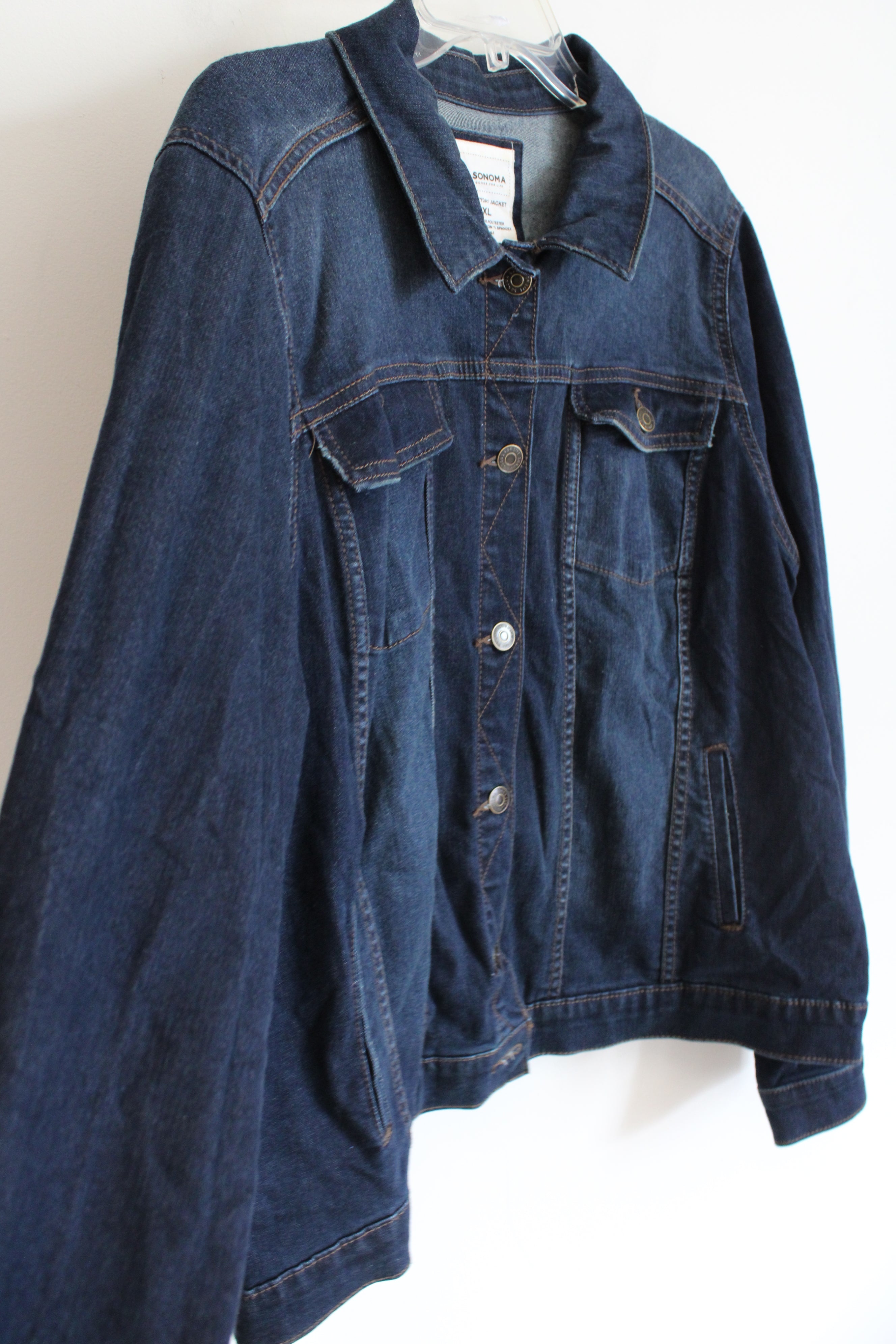 Sonoma Dark Wash Everday Denim Jacket | XXL