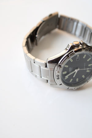Casio Quartz Stainless Steel Water Resistant Analog Watch