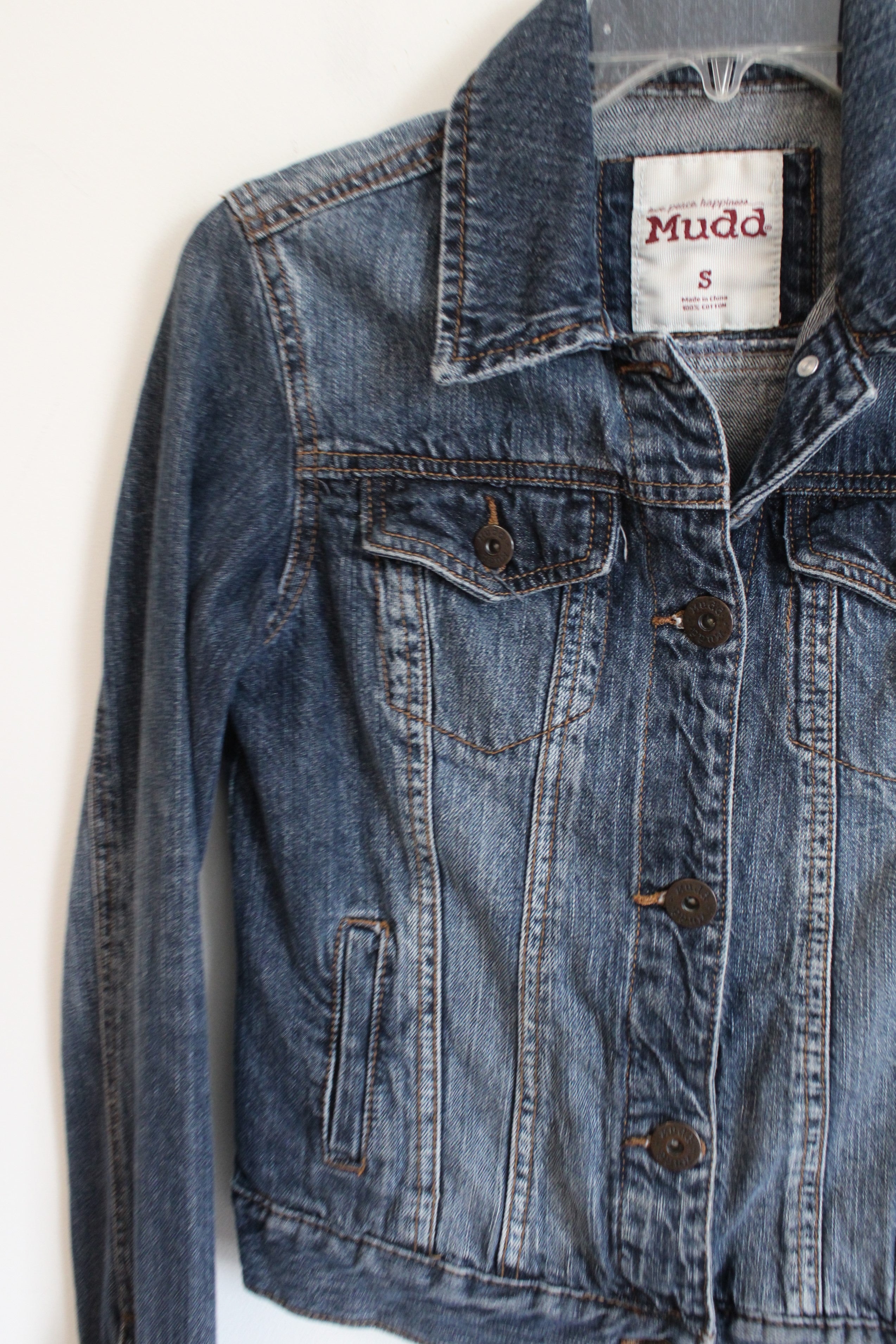 Mudd Dark Wash Denim Jacket | S