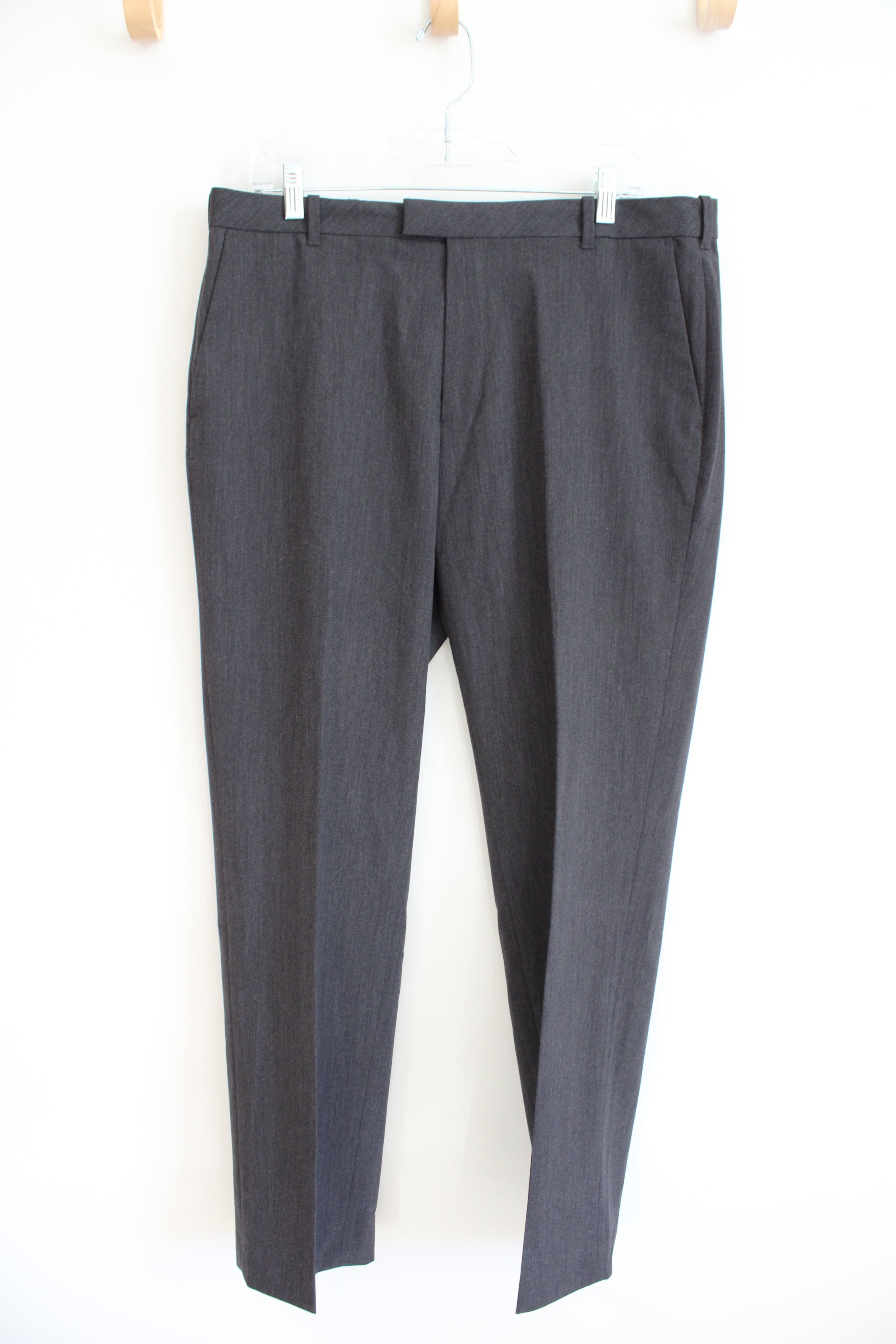 Van Heusen Dark Gray Dress Pants | 34X30