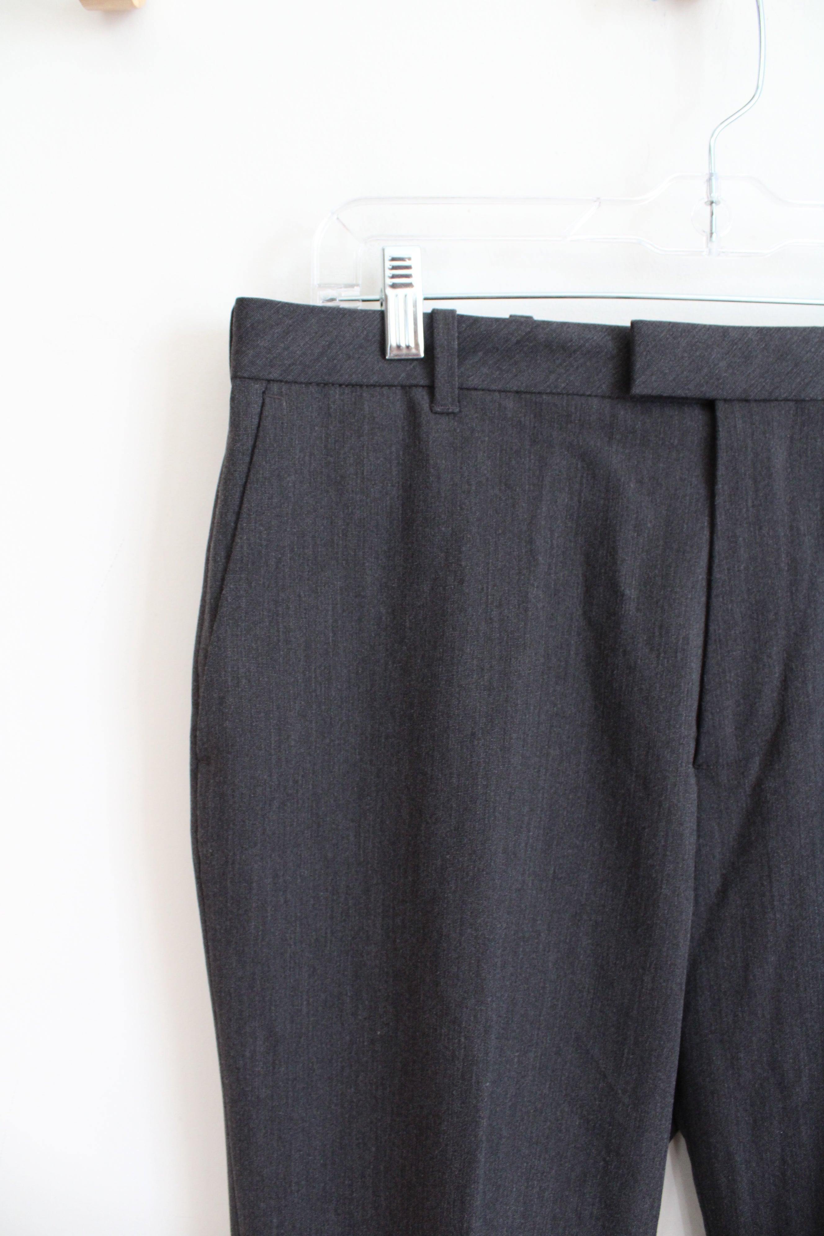 Van Heusen Dark Gray Dress Pants | 34X30