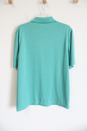 Croft & Barrow Performance Teal T-Shirt | L