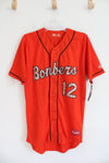 NEW Rawlings #12 Bombers Orange Baseball Jersey | M