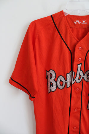 NEW Rawlings #12 Bombers Orange Baseball Jersey | M