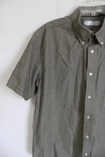 Zinc Wrinkle Resistant Green Button Down | L