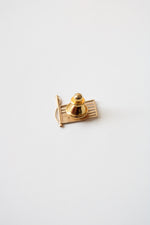 14K Gold American Flag Pin