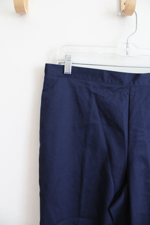 Alfred Dunner Navy Trouser Pants | 12