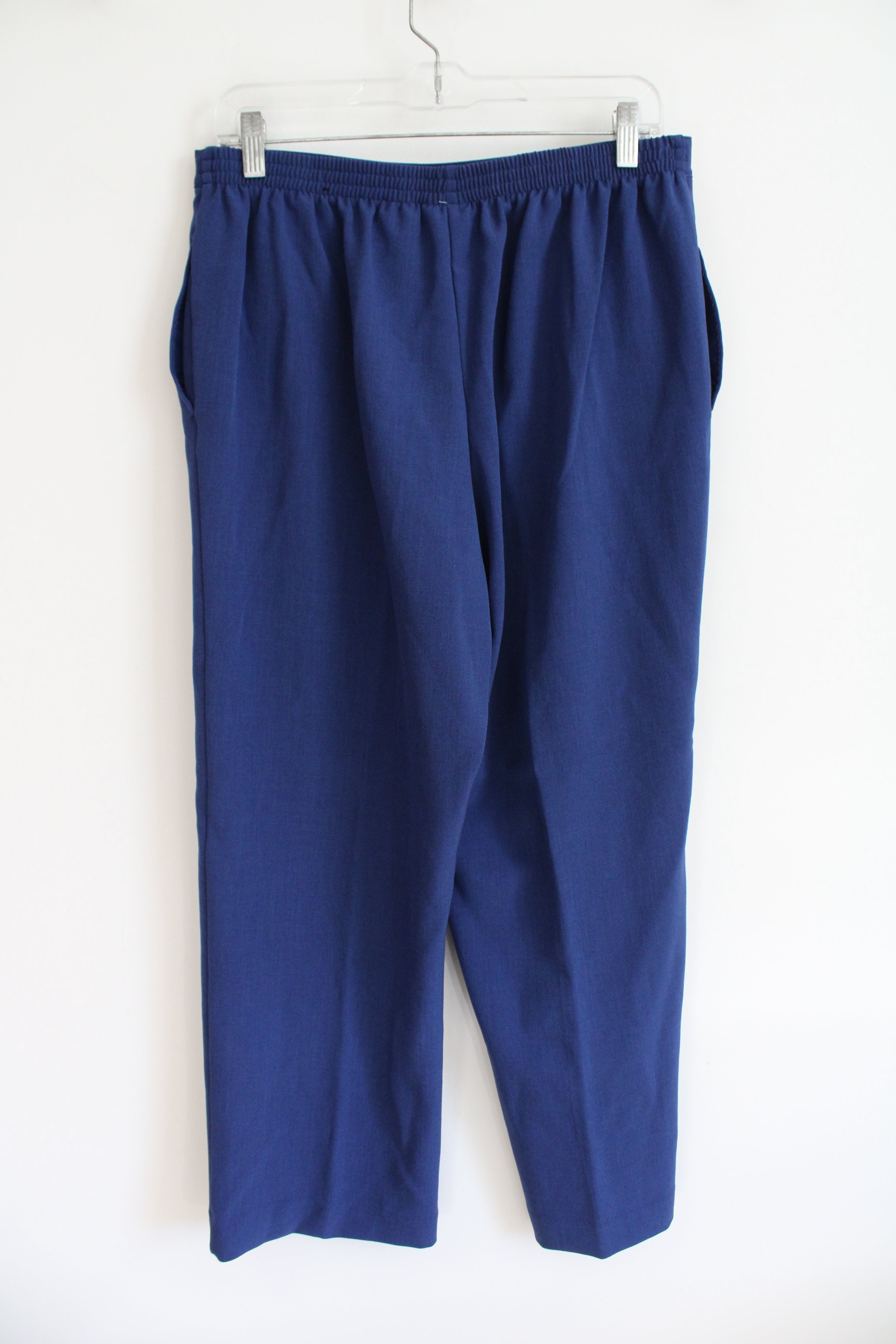 Alfred Dunner Blue Trouser Pants | 12