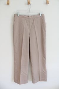 Alfred Dunner Tan Trouser Pants | 12