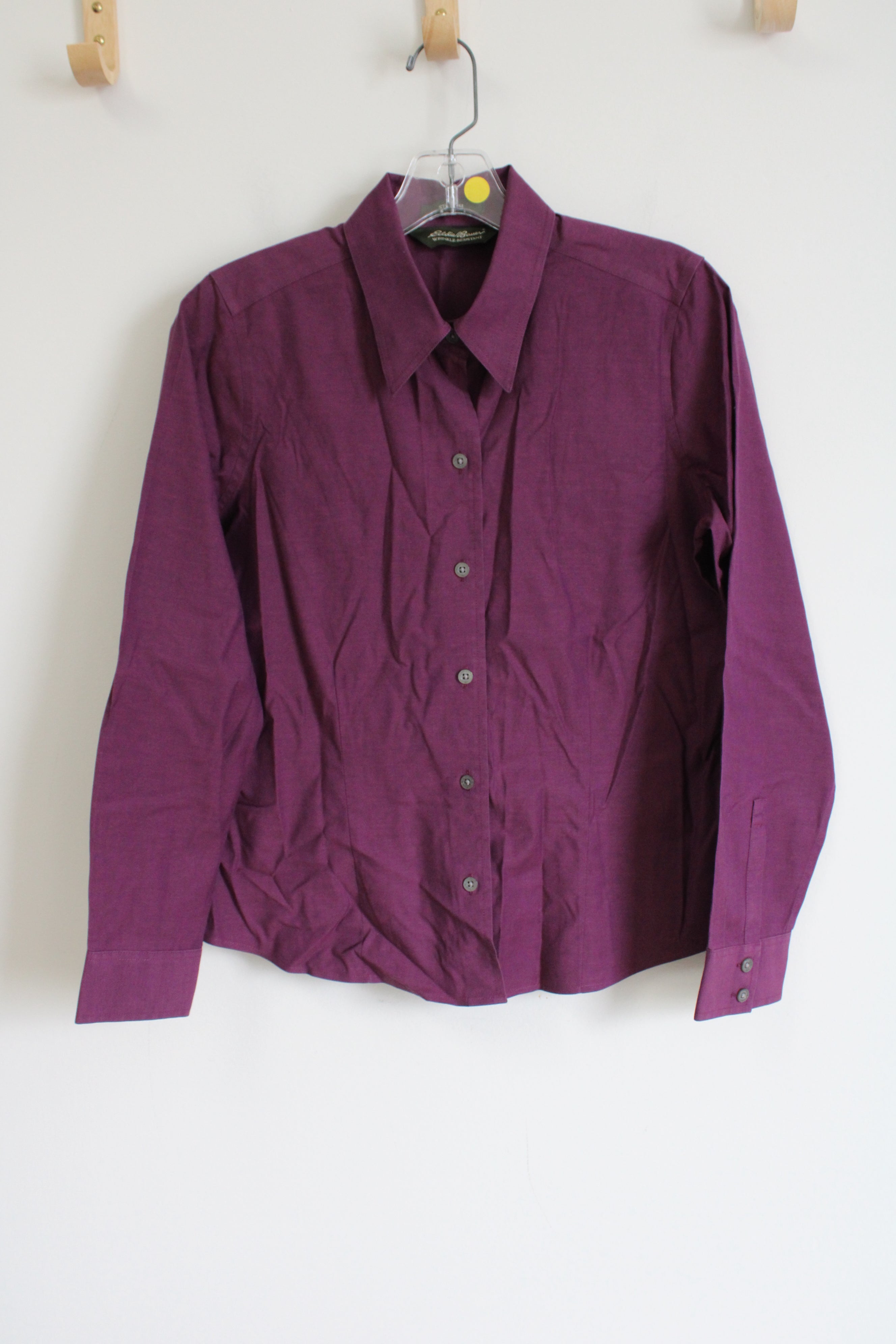 Eddie Bauer Stretch Purple Button Down Shirt | S Petite