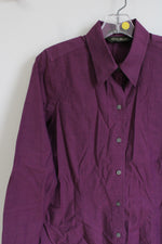 Eddie Bauer Stretch Purple Button Down Shirt | S Petite