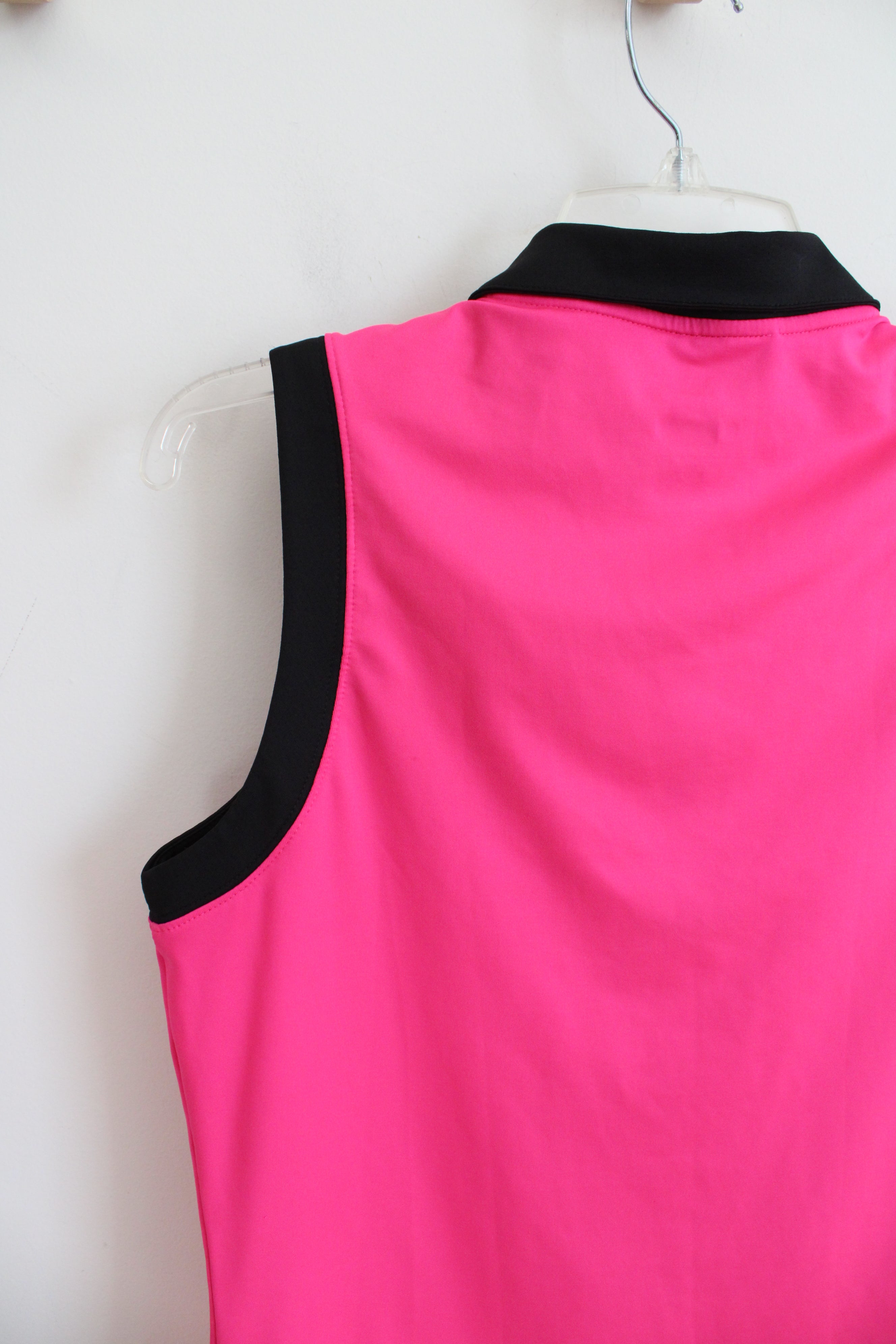 Adidas Hot Pink & Black HCC Polo Tank | M