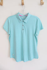 Adidas ClimaCool Light Blue Polo Shirt | M