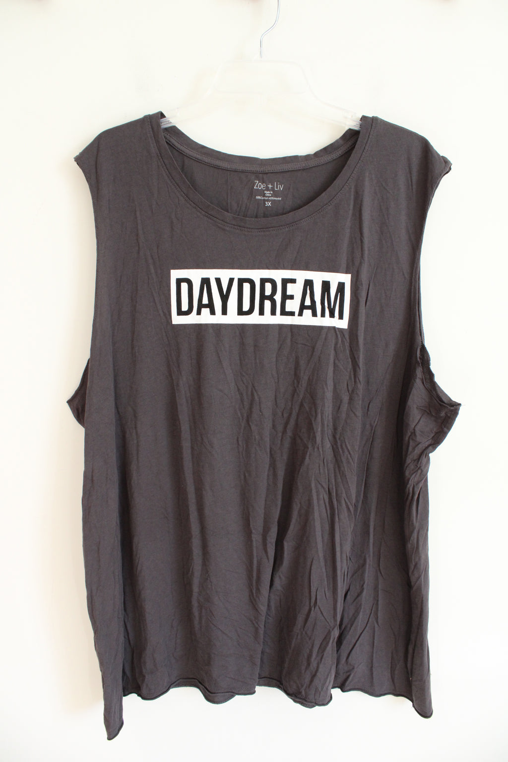 NEW Zoe & Liv Gray Daydream Tank Top | 3X