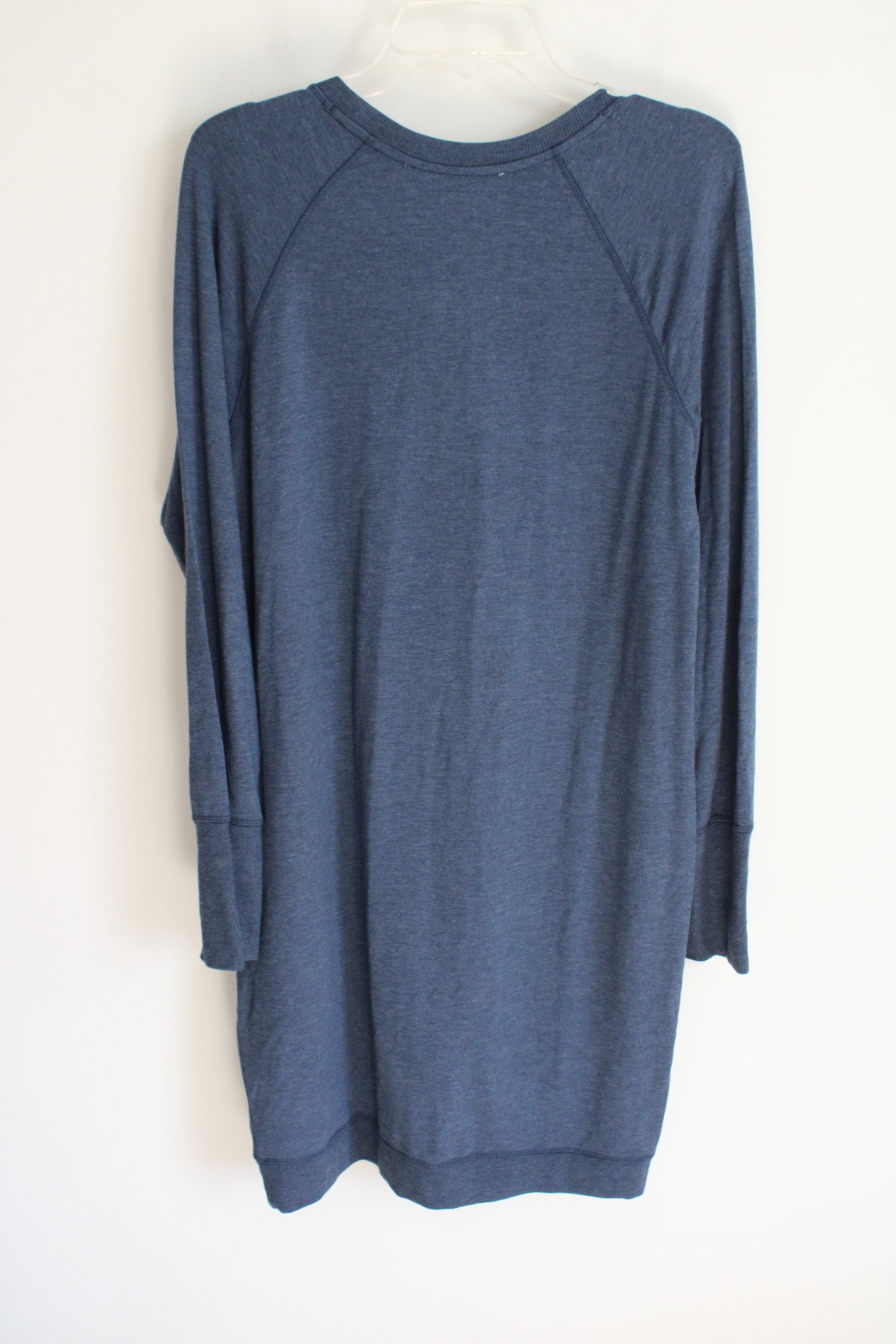 Workshop Republic Clothing Blue Soft Tunic Style Long Sleeved Dress | M