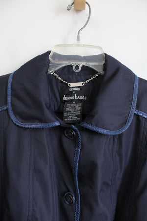 Dennis By Dennis Basso Dark Navy Blue Vintage Jacket | M