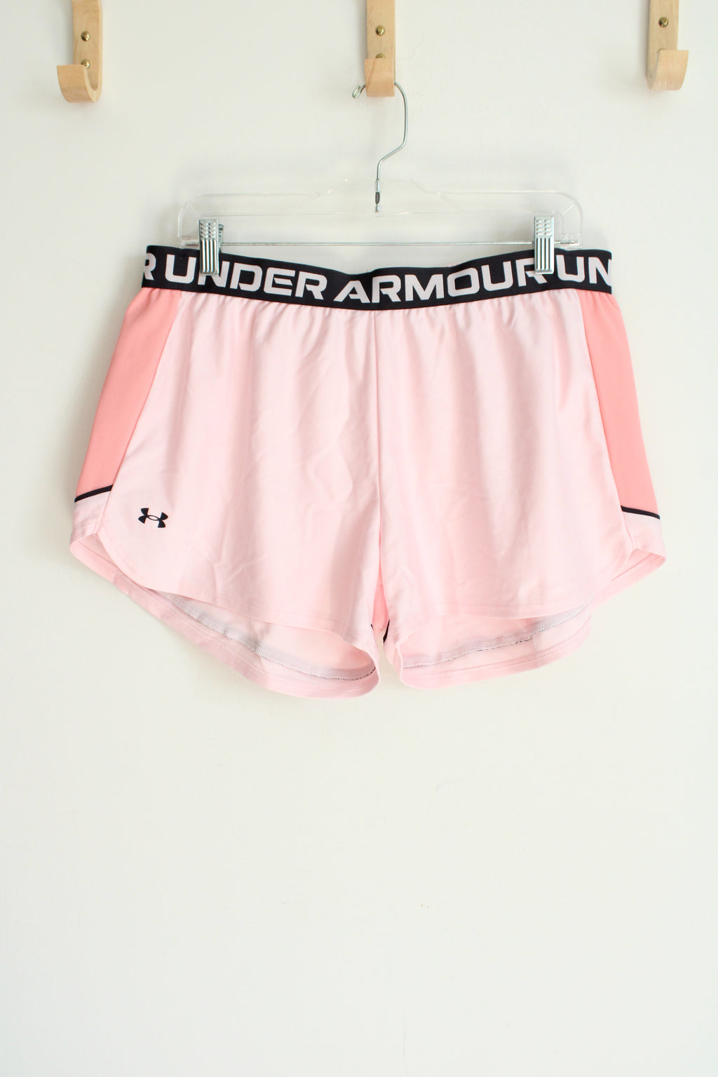 Under Armour Loose Fit Light Pink Athletic Shorts | XL