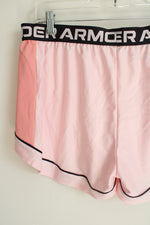 Under Armour Loose Fit Light Pink Athletic Shorts | XL