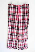 Victoria's Secret Plaid Pink Flannel Pajama Pants | L