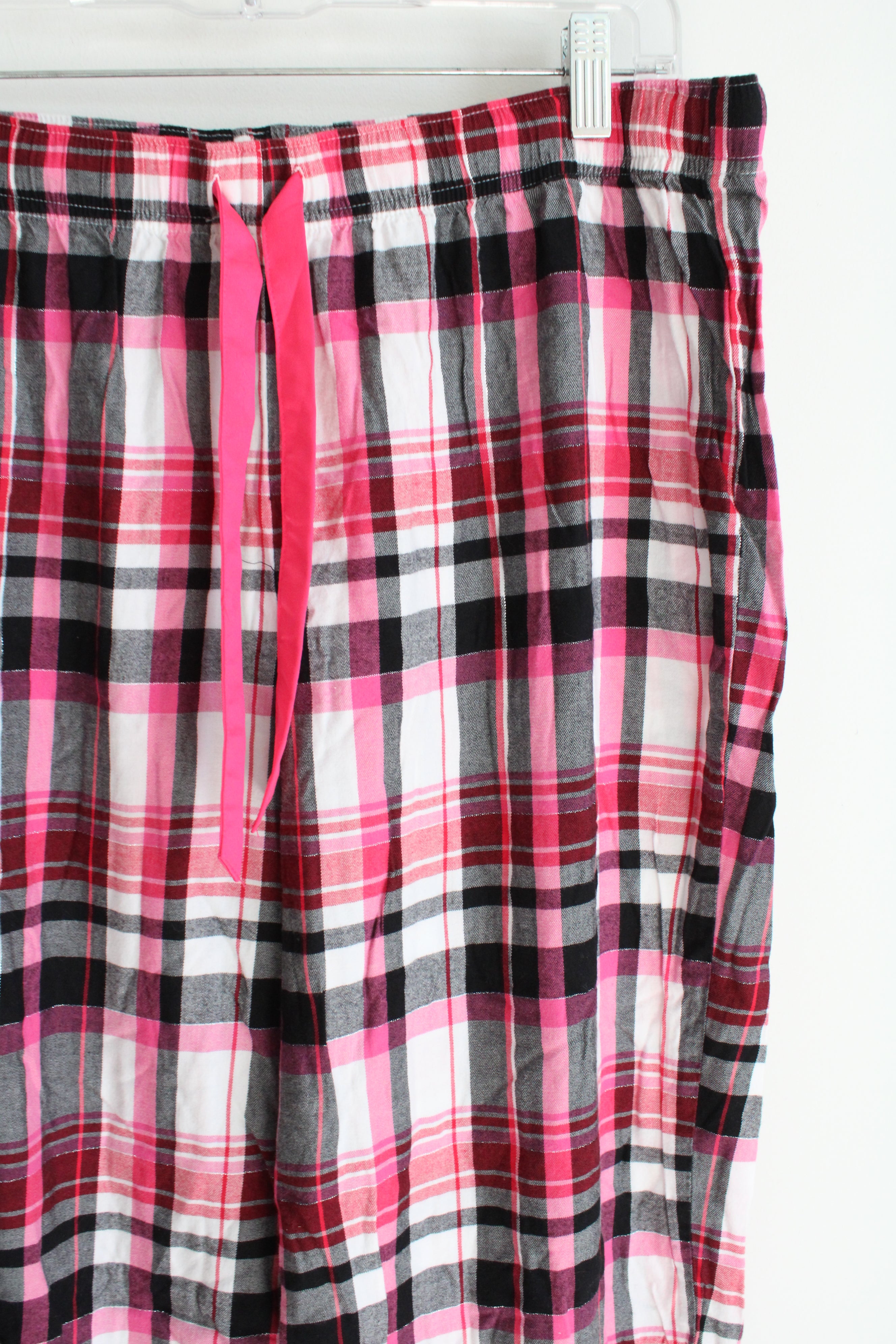 Victoria's Secret Plaid Pink Flannel Pajama Pants | L