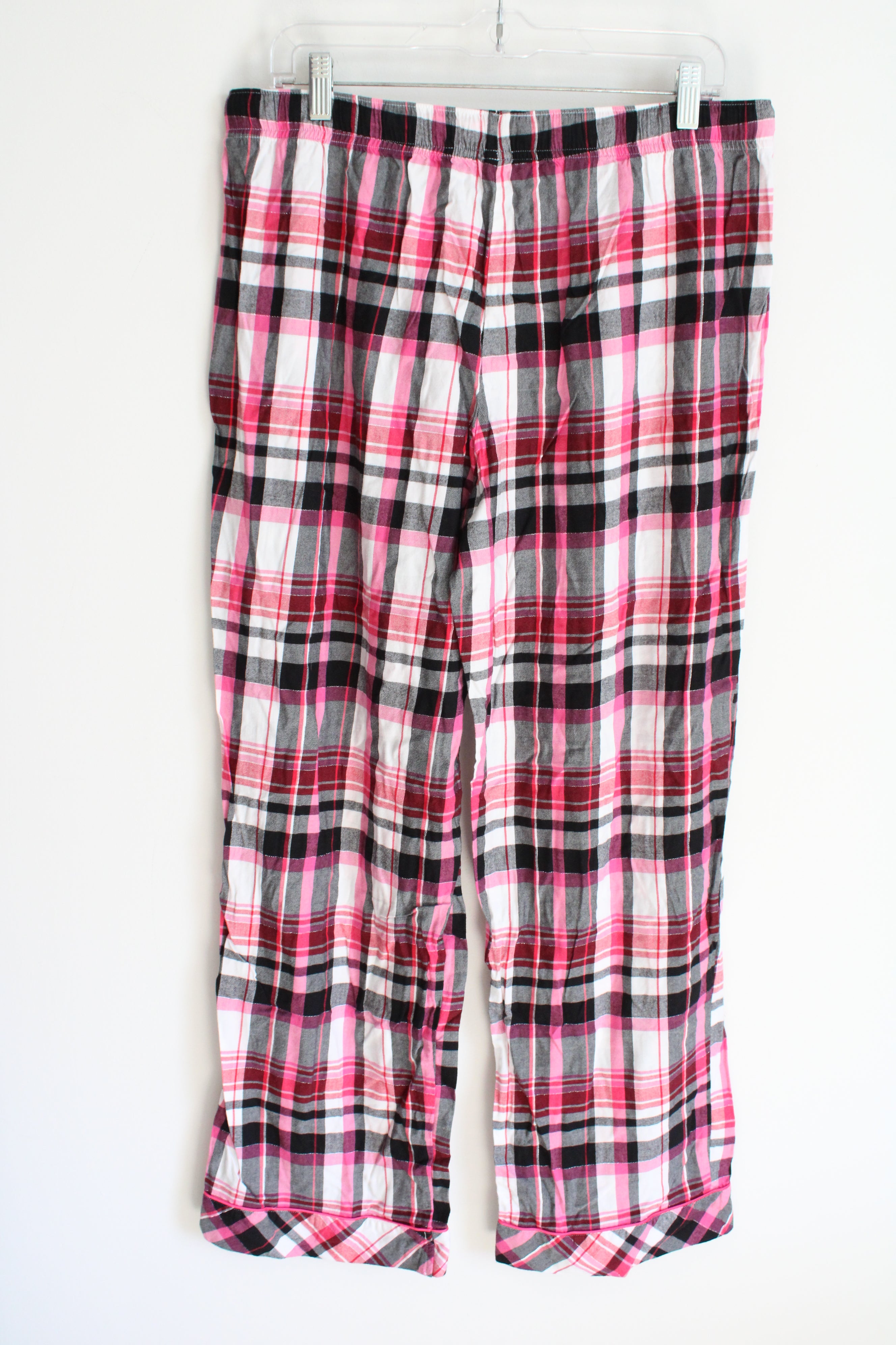 Victoria's Secret Plaid Pink Flannel Pajama Pants | L