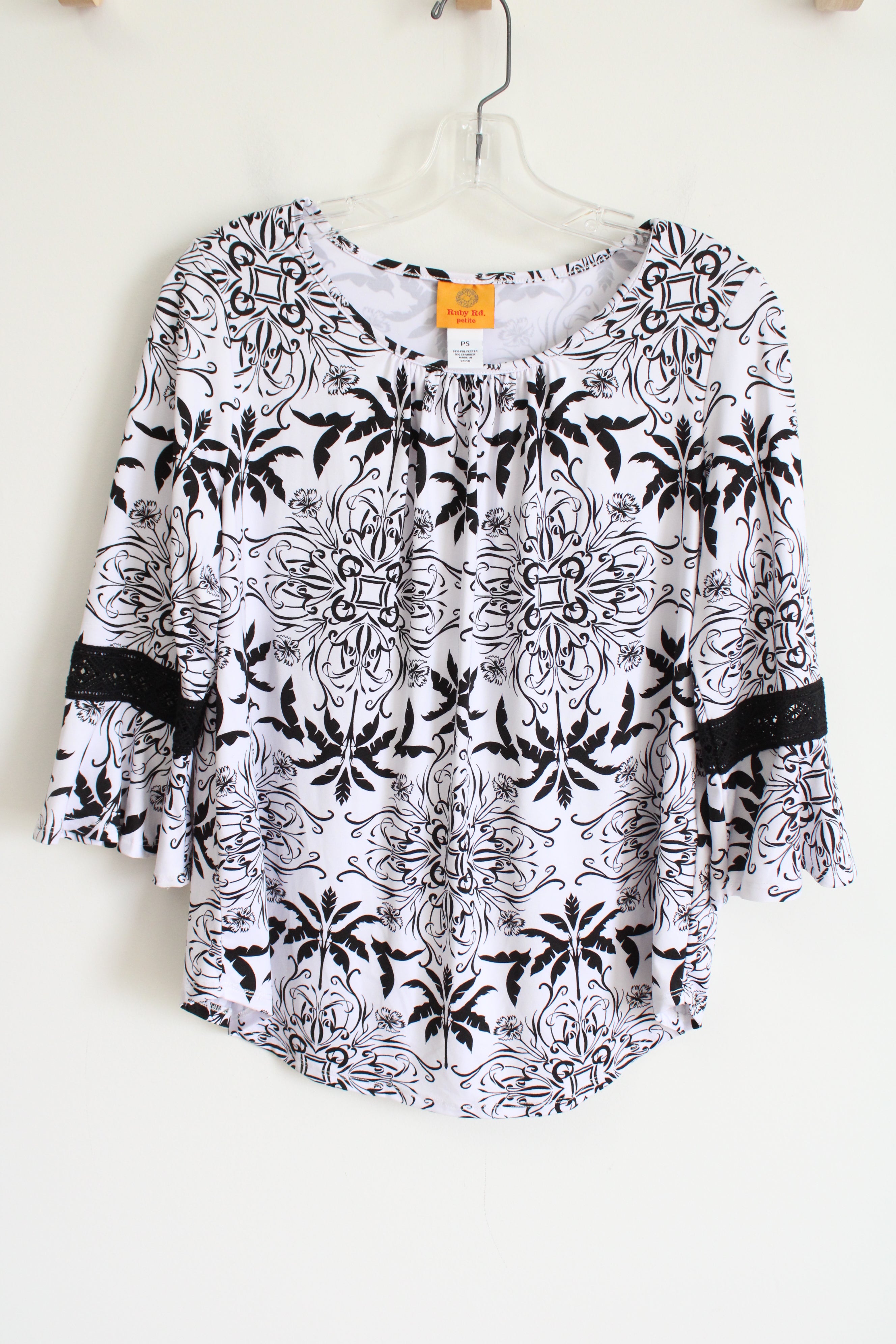 Ruby Rd. Black and White Top | S