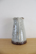 Antique Gray Ceramic Pitcher