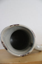 Antique Gray Ceramic Pitcher